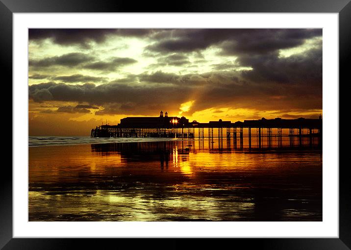 Hastings Pier Framed Mounted Print by Maggie McCall