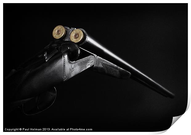 Side By Side Vintage Gun 2 Print by Paul Holman Photography