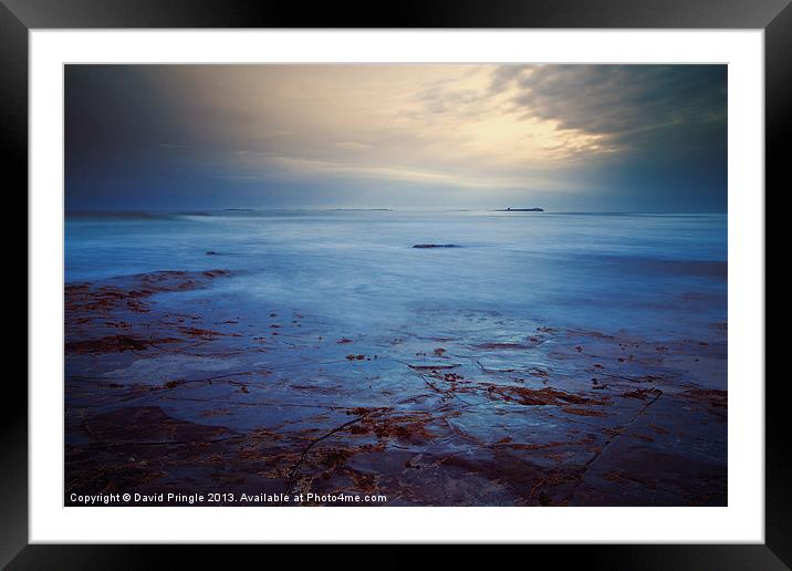 Northumberland Coast Framed Mounted Print by David Pringle