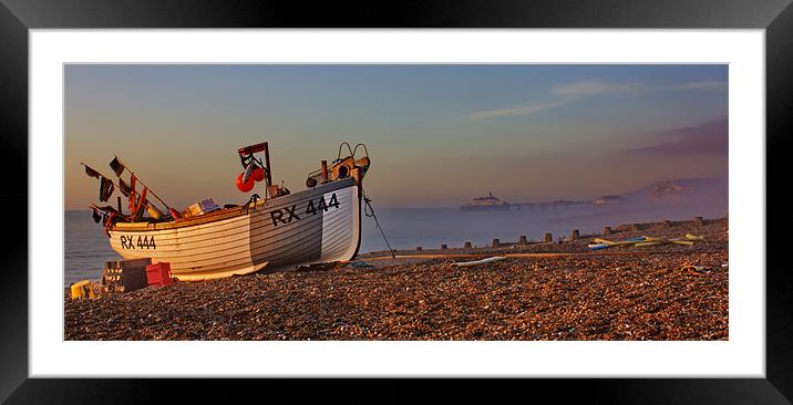 Eastbourne Fishing Boat Framed Mounted Print by Phil Clements