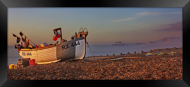 Eastbourne Fishing Boat Framed Print by Phil Clements