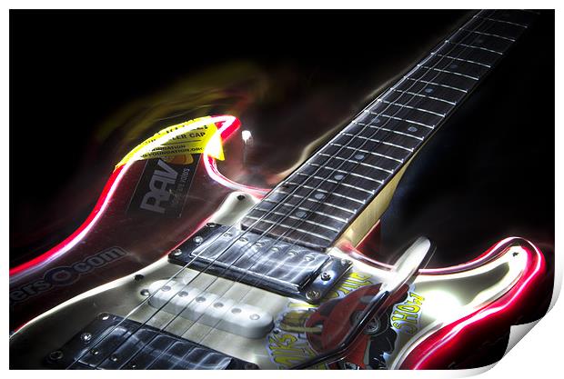 Fender Light Print by Andrew Vernon