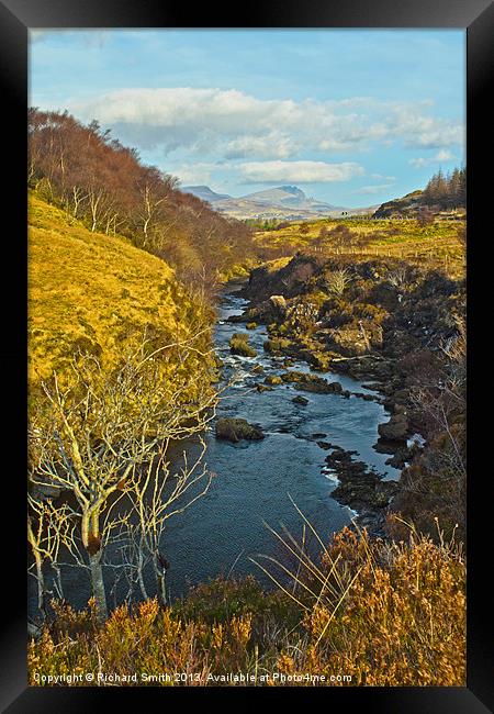 The Strorr from Glen Varragill Framed Print by Richard Smith