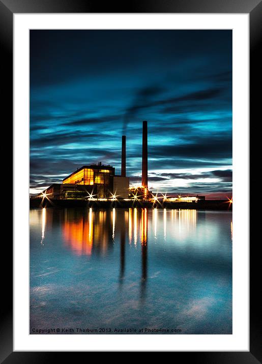 Cockenzie Power Station. Framed Mounted Print by Keith Thorburn EFIAP/b