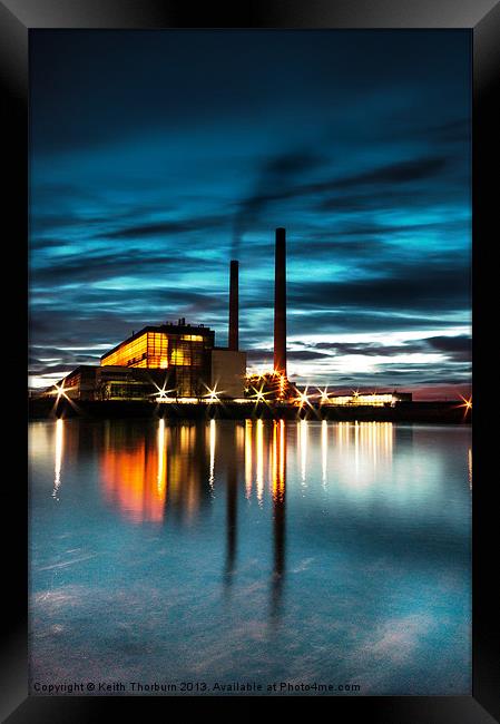Cockenzie Power Station. Framed Print by Keith Thorburn EFIAP/b
