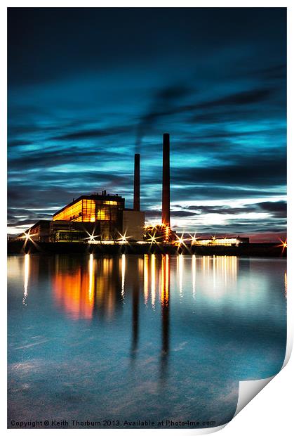 Cockenzie Power Station. Print by Keith Thorburn EFIAP/b