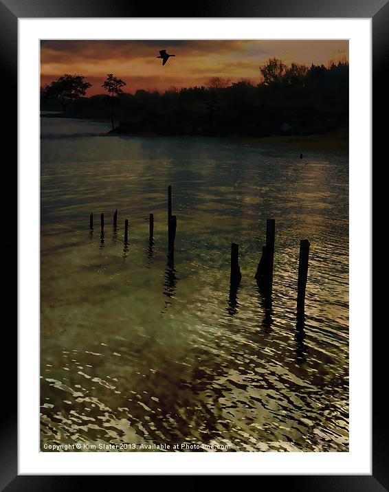 The Old Jetty Framed Mounted Print by Kim Slater
