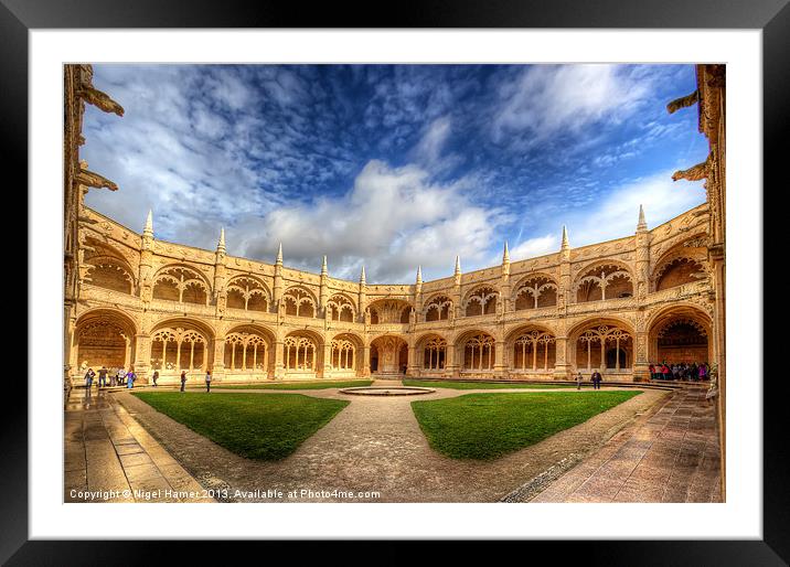 Monastery dos Jeronimos Framed Mounted Print by Wight Landscapes