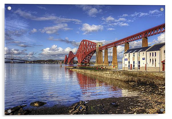 RNLI under the Bridge Acrylic by Tom Gomez