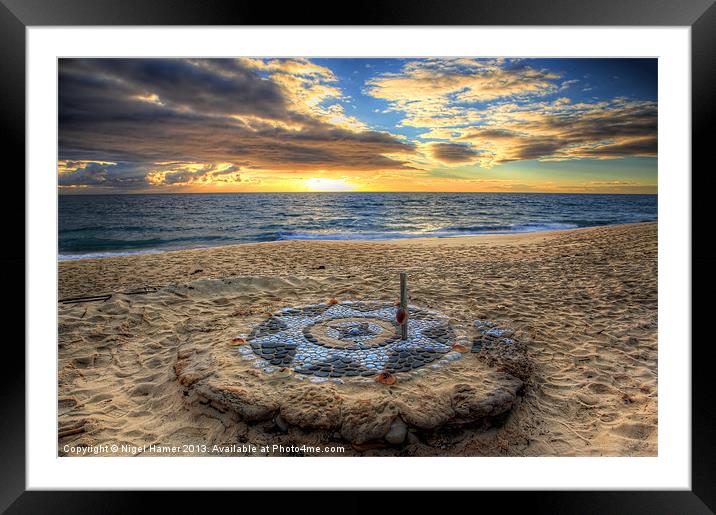 Time To Go Home Framed Mounted Print by Wight Landscapes