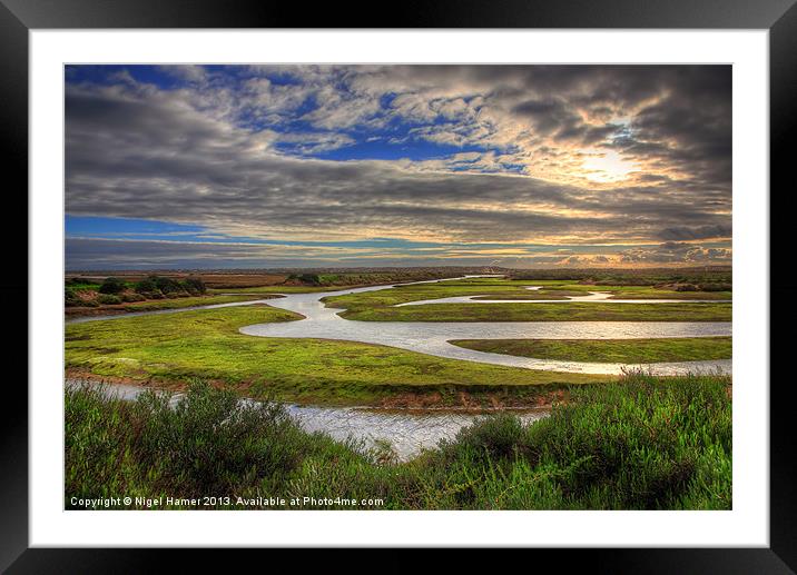 Ludo Nature Reserve Framed Mounted Print by Wight Landscapes