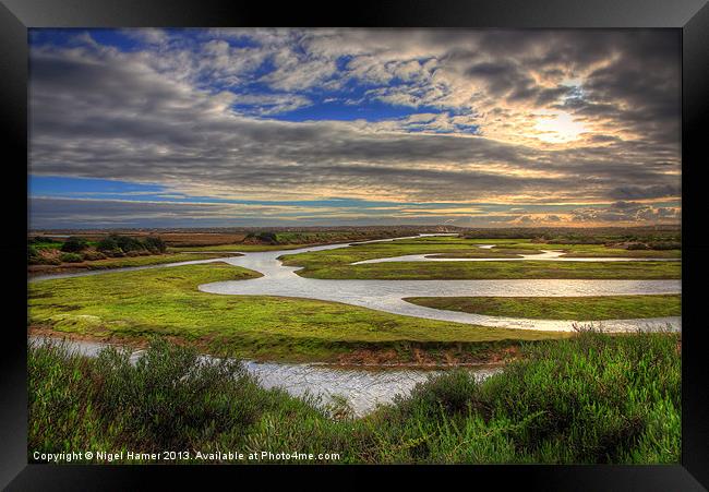 Ludo Nature Reserve Framed Print by Wight Landscapes