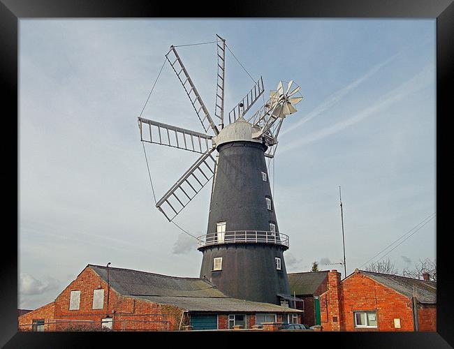 eight sailed windmill Framed Print by Rachel & Martin Pics