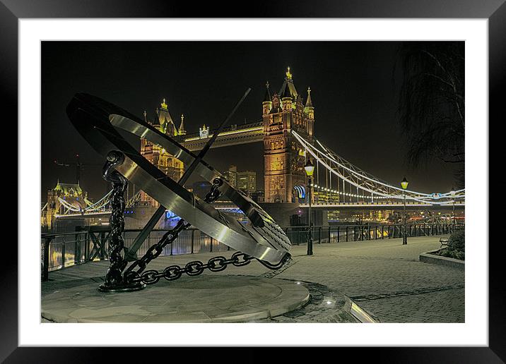 Tower Bridge London Framed Mounted Print by Dean Messenger