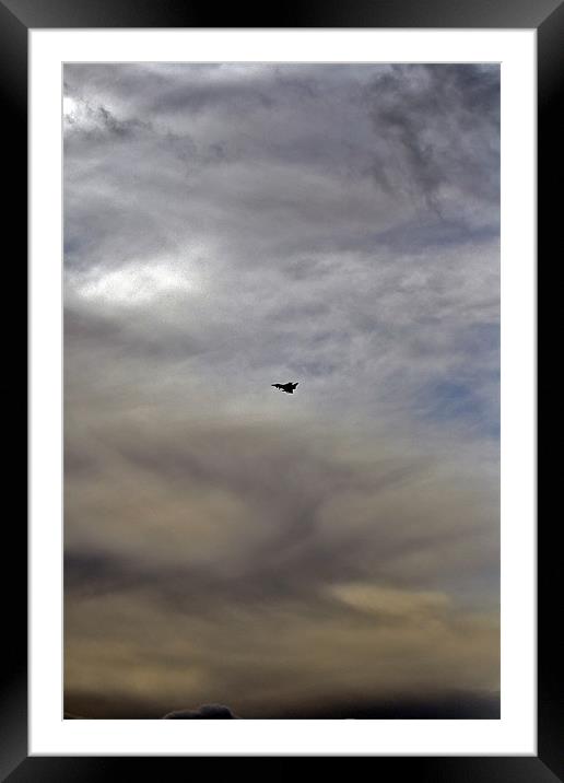 Moody skies typhoon Framed Mounted Print by Rachel & Martin Pics