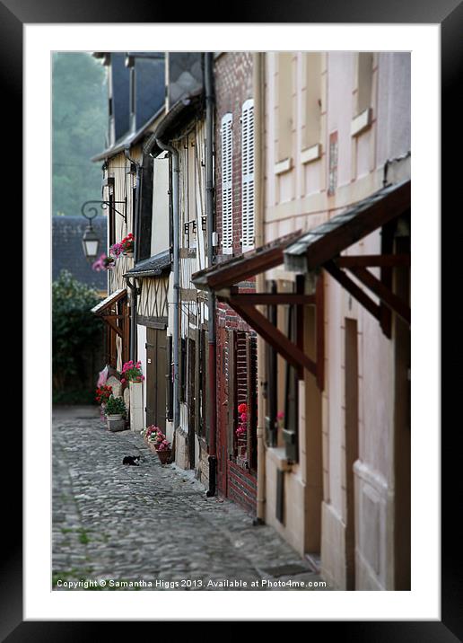 French Cottages -  Normandy Framed Mounted Print by Samantha Higgs