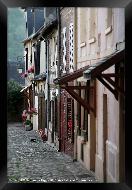 French Cottages -  Normandy Framed Print by Samantha Higgs