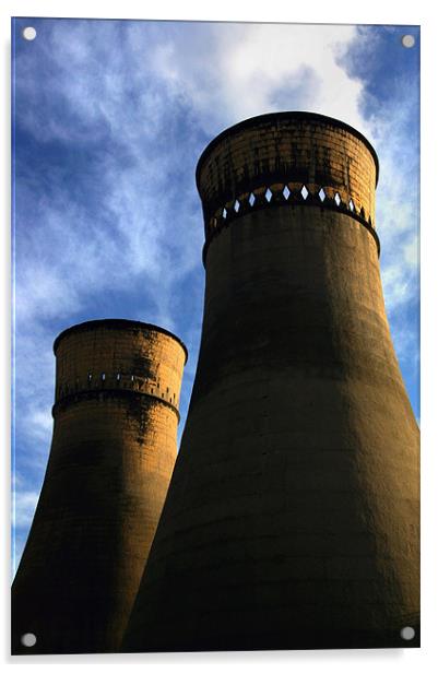 Tinsley Cooling Towers Acrylic by Darren Galpin