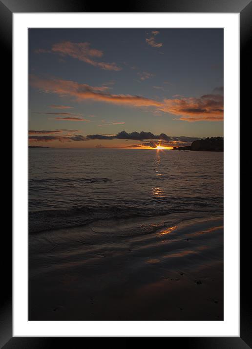 Lanzarote Sunset Framed Mounted Print by Roger Green