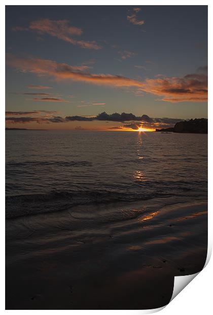 Lanzarote Sunset Print by Roger Green