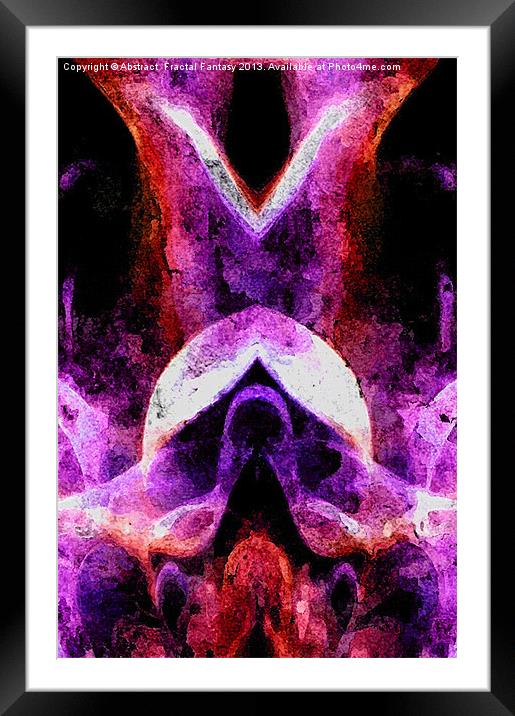 Yes and No Means Maybe Framed Mounted Print by Abstract  Fractal Fantasy