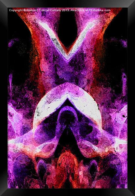 Yes and No Means Maybe Framed Print by Abstract  Fractal Fantasy
