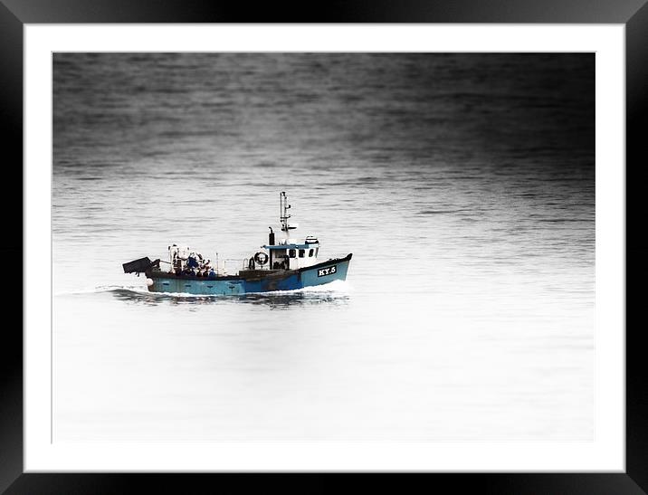 When the Boat comes in.. Framed Mounted Print by Fraser Hetherington