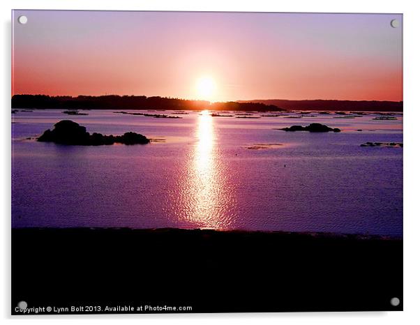 Galician Sunset Acrylic by Lynn Bolt
