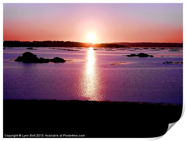 Galician Sunset Print by Lynn Bolt