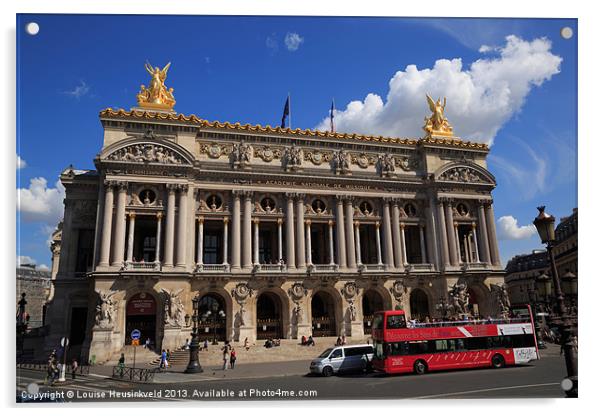 Opera Garnier, Paris Acrylic by Louise Heusinkveld