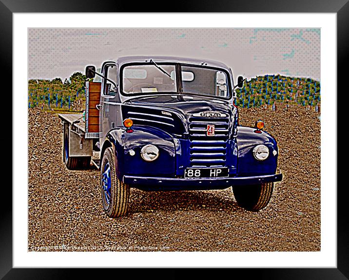 Ford Thames 4D Framed Mounted Print by Mike Streeter