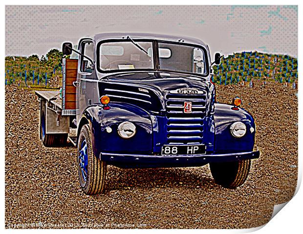 Ford Thames 4D Print by Mike Streeter