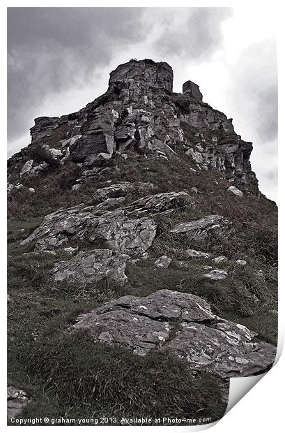 Castle Rock Print by graham young