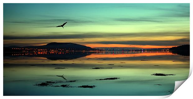 Beauly firth sunrise Print by Macrae Images