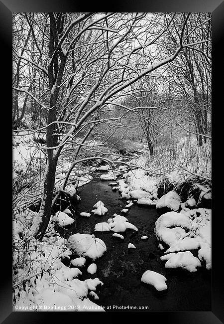 Winter Woods 2 Framed Print by Bob Legg