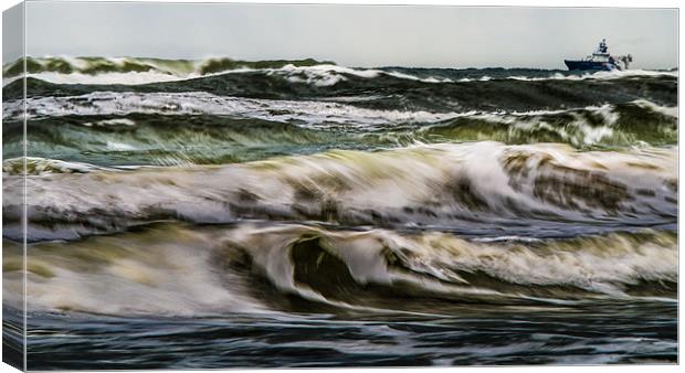 Sea Waves Canvas Print by Michael Goyberg