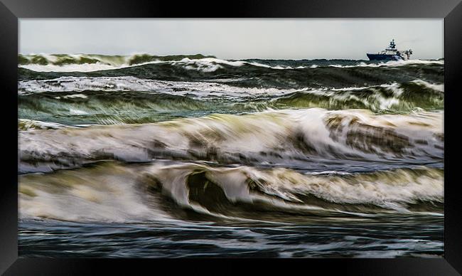 Sea Waves Framed Print by Michael Goyberg