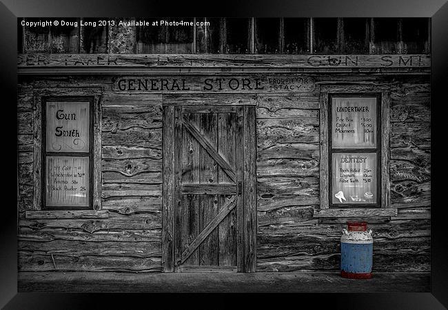 The Old General Store Framed Print by Doug Long