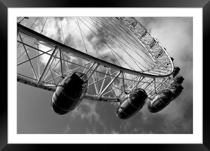 The London Eye Framed Mounted Print by David Pyatt