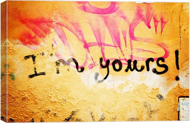 Im Yours! Canvas Print by Michael Marker