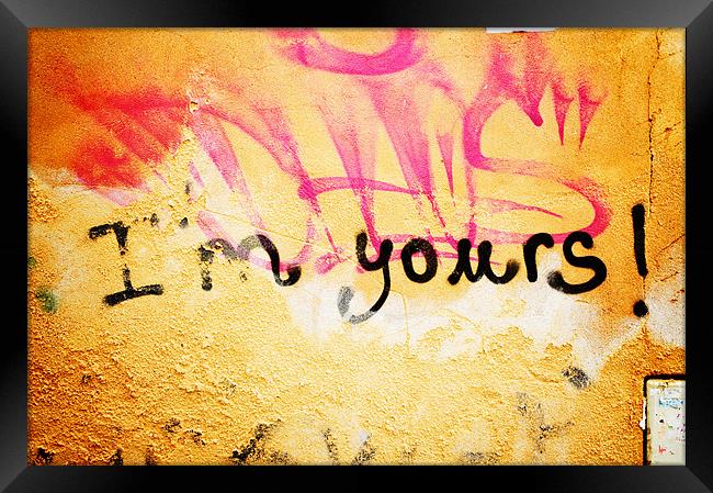 Im Yours! Framed Print by Michael Marker