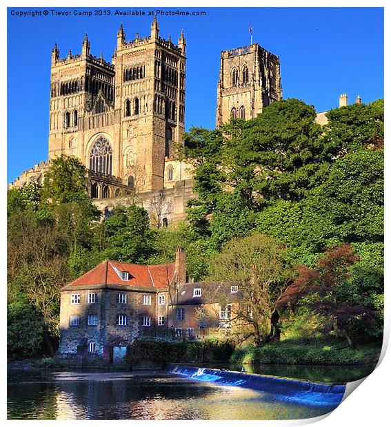 Durham Cathedral - 02 Print by Trevor Camp