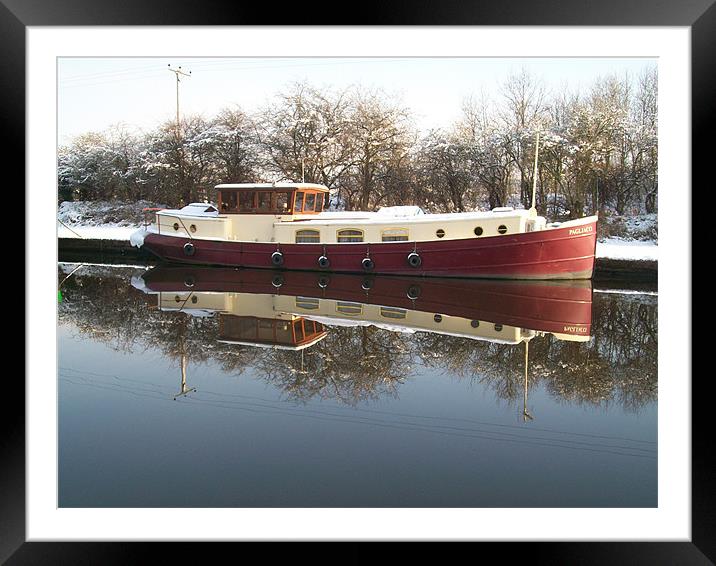 boat Framed Mounted Print by jonny england