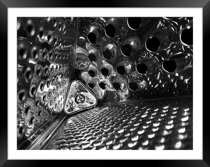 Inside the cheese grater Framed Mounted Print by Michael Thompson