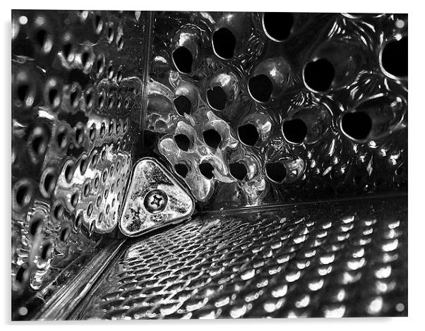 Inside the cheese grater Acrylic by Michael Thompson