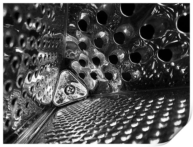 Inside the cheese grater Print by Michael Thompson