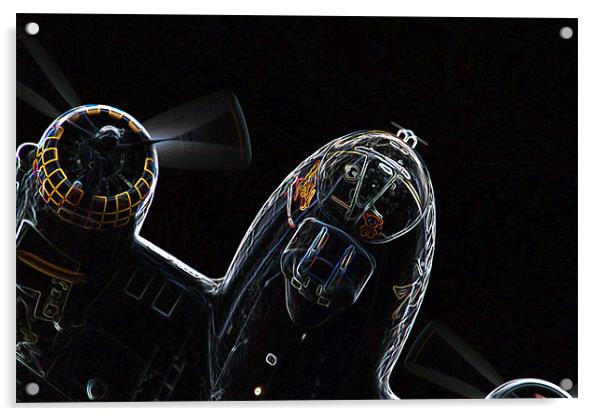 B-17 Sally B Acrylic by Rachel & Martin Pics