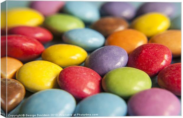 Colourfully Sweet Canvas Print by George Davidson
