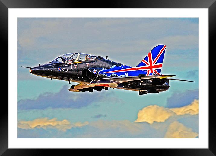 RAF Hawk display paintscheme Framed Mounted Print by Rachel & Martin Pics