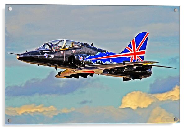 RAF Hawk display paintscheme Acrylic by Rachel & Martin Pics